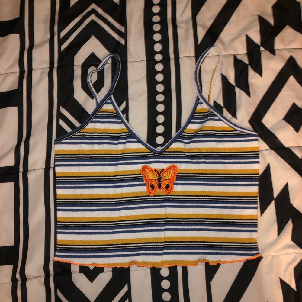 butterfly crop top